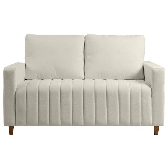 Imagem de Sofá Living Aquila Boucle Off White 140cm