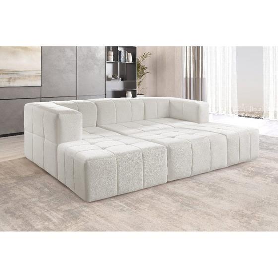 Imagem de Sofá Modular  3 Lugares Bouclé