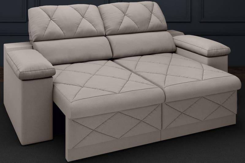 Sofá New Ripley 1,70m Assento Retrátil e Reclinável Velosuede Bege - NETSOFAS é ruim? Sofá New Ripley 1,70m Assento Retrátil e Reclinável Velosuede Bege - NETSOFAS é boa?