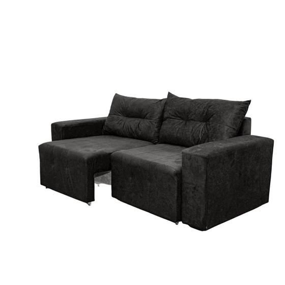 Imagem de Sofá Retrátil 2 Lugares -  1.95M Tecido suede