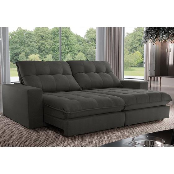 Imagem de Sofa Retrátil Dublin 2,10m Mola Ensacada 03 Lugares Txr