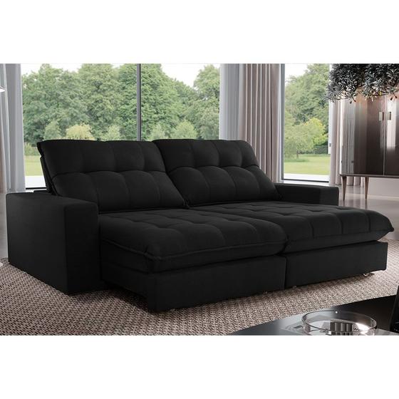 Imagem de Sofa Retrátil Dublin 2,30m Mola Ensacada 04 Lugares Txr