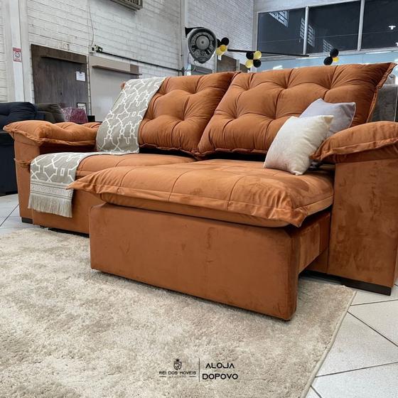 Sofá Retrátil e Reclinável 2,30mts abertura em 1,60mts Nicaragua