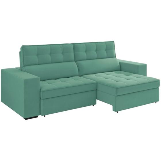 Imagem de Sofa Retratil E Reclinavel 3 Lugares 218 cm Evidence SL 946 Veludo Moll