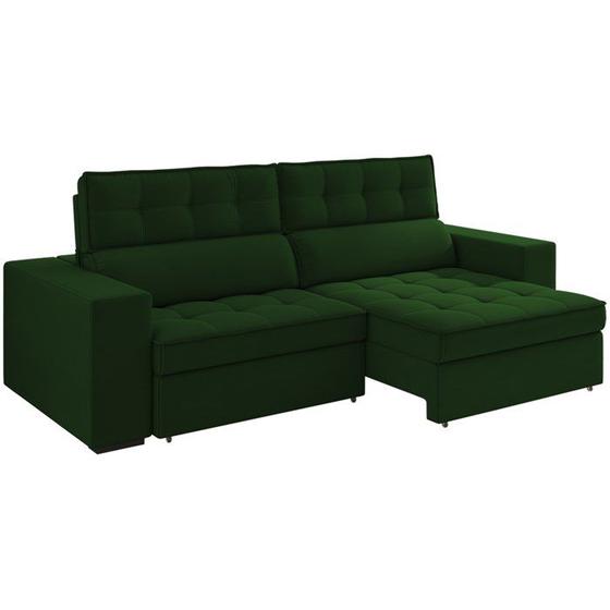 Imagem de Sofa Retratil E Reclinavel 3 Lugares 218 cm Evidence SL 947 Veludo Moll