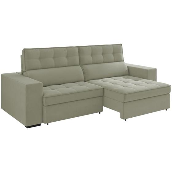 Imagem de Sofa Retratil E Reclinavel 3 Lugares 246 cm Evidence SL 940 Veludo Moll