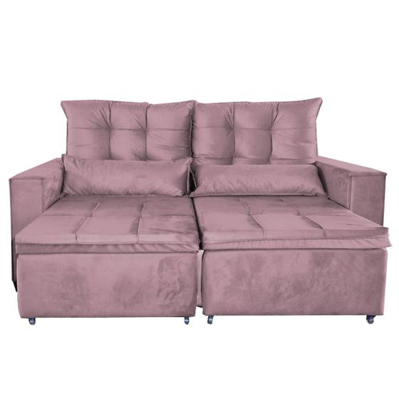 Imagem de  Sofa Retratil e Reclinavel Julia 2 Metros Espuma