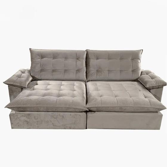 Sofá Retrátil e Reclinável Maguimóveis Luxor 2,50 Sofás Magazine Luiza