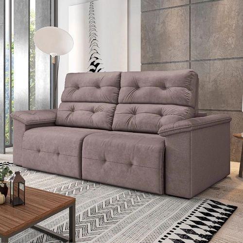 Sofá Retrátil Reclinável 3 Lugares Marrocos Machiatto Suede Bege - Ortobello Imagem de Sofá Retrátil Reclinável 3 Lugares Marrocos Machiatto Suede Bege