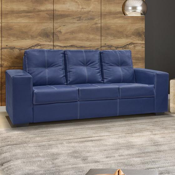 Sofá Simbal San Diego 3 Lugares Sofá 3 Lugares Magazine Luiza