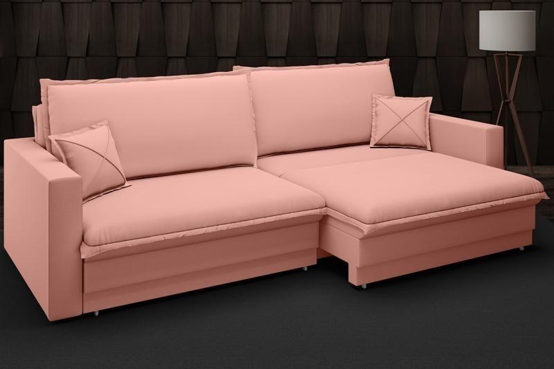 Imagem de Sofá Tango 2,00m sem caixa, Retrátil e Reclinável Velosuede Rose - NETSOFAS