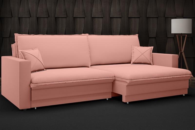 Imagem de Sofá Tango 2,20m sem caixa, Retrátil e Reclinável Velosuede Rose - NETSOFAS