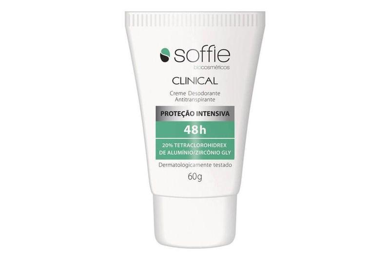 Soffie Clinical 48h Creme Desodorante Antitranspirante 60g Menor preço em Soffie Clinical 48h Creme Desodorante Antitranspirante 60g