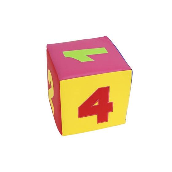 Imagem de Soft Cubo Numeral de 1 a 6 - 25 x 25cm - Dedobrinquedo