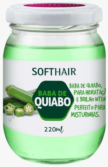 Imagem de Soft Hair Baba de Quiabo Para Misturinhas Hidratação Brilho