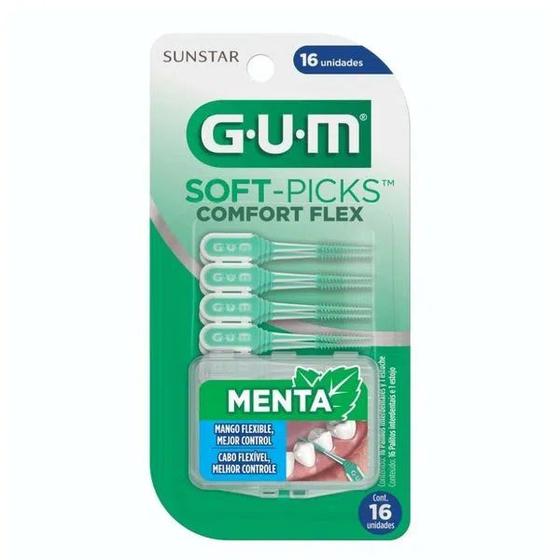 Imagem de Soft PICKS Comfort FLEX Menta GUM 16 Unidades