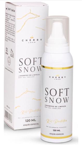 Imagem de Soft snow cherry lash espuma mousse shampoo de limpeza