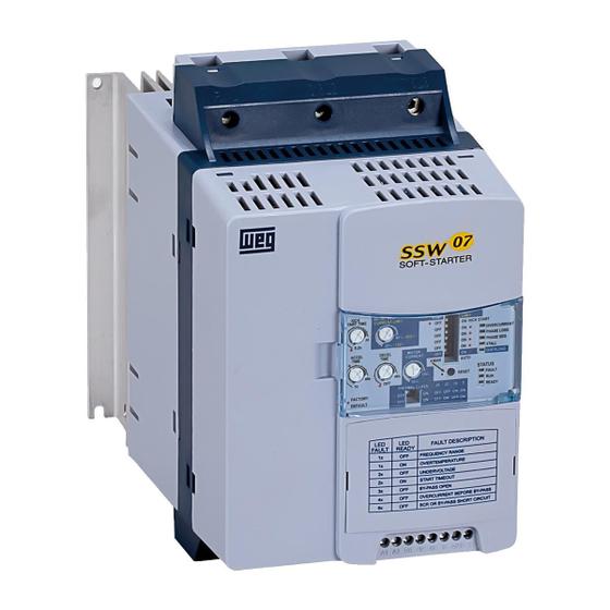 Imagem de Soft Starter Weg SSW07 45A 15CV 220V / 30CV 380V / 30CV 440V