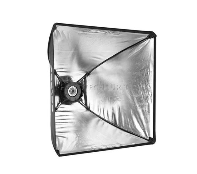 Imagem de Softbox 40x40 Com Soquete Simples Greika Para Estúdio Fotográfico
