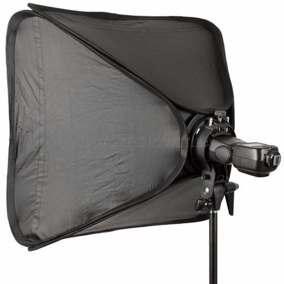 Imagem de Softbox 60x60 S-Type Bowens Greika SFUV-6060 Para Flash Dedicado