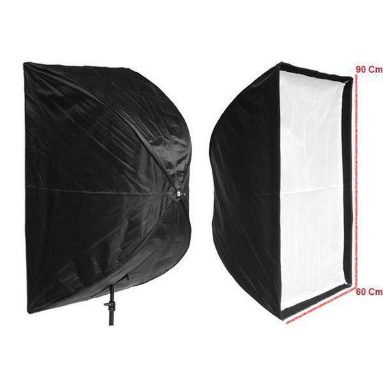 Imagem de Softbox 60x90 Universal Tipo Sombrinha P/ Flash Luz Continua