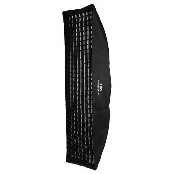 Imagem de Softbox Greika 35x140cm Retangular Strip Light com Grid para Flash com Sistema Bowen