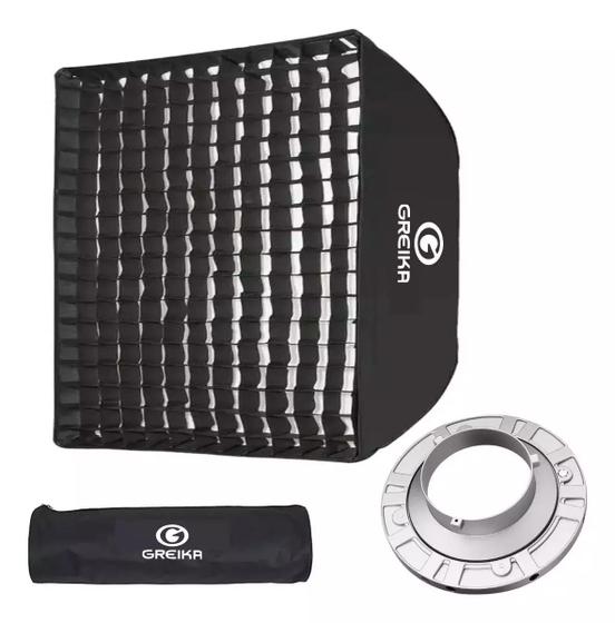 Imagem de Softbox Greika 40x40cm Bowens Com Grid