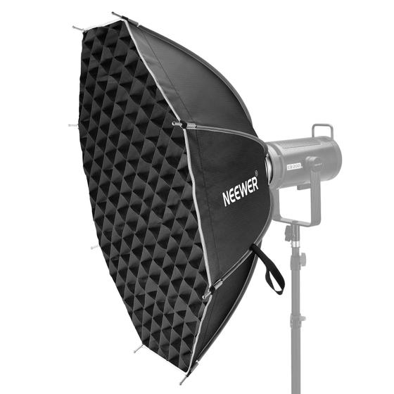 Imagem de Softbox Neewer octogonal 37/95 cm com adaptador de montagem Bowens