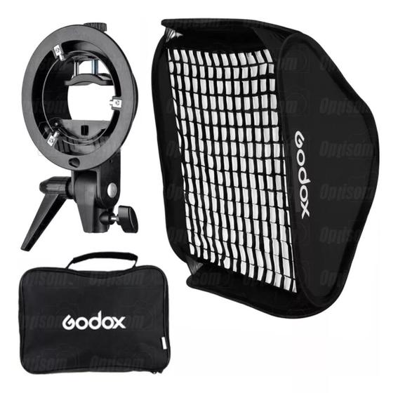 Imagem de Softbox P/ Flash Speedlight 80x80 Godox / Dobravel