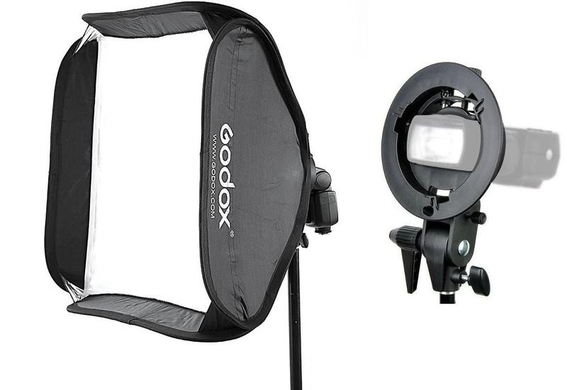 Softbox para Flash Speedligh 60x60cm Universal Canon Nikon Pentax Fuji Sony Godox Youngnuo Menor preço em Softbox para Flash Speedligh 60x60cm Universal Canon Nikon Pentax Fuji Sony Godox Youngnuo