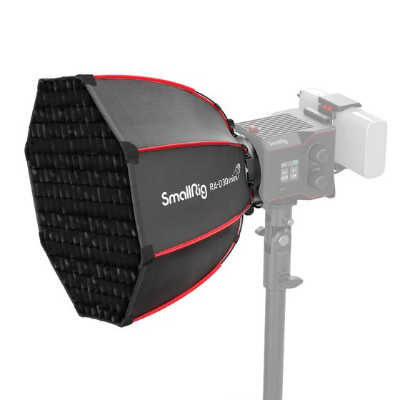 Imagem de Softbox parabólico SMALLRIG Mini RA-D30 de 29 cm para luz RC 60B COB