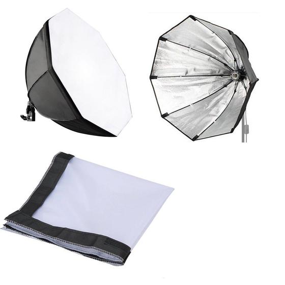 Imagem de Softbox tipo Sombrinha para Iluminação Continua E27 - Octo 70cm