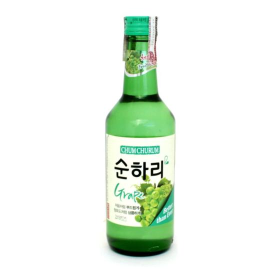 Imagem de Soju Importado Chum-Churum Lotte Sabor Uva - 360mL