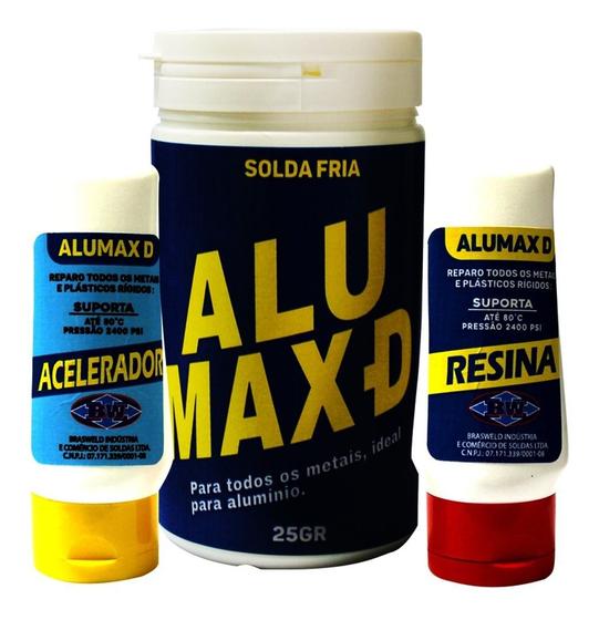 Imagem de Solda A Frio Qualquer Metal Substitui Solda Convencional 25g