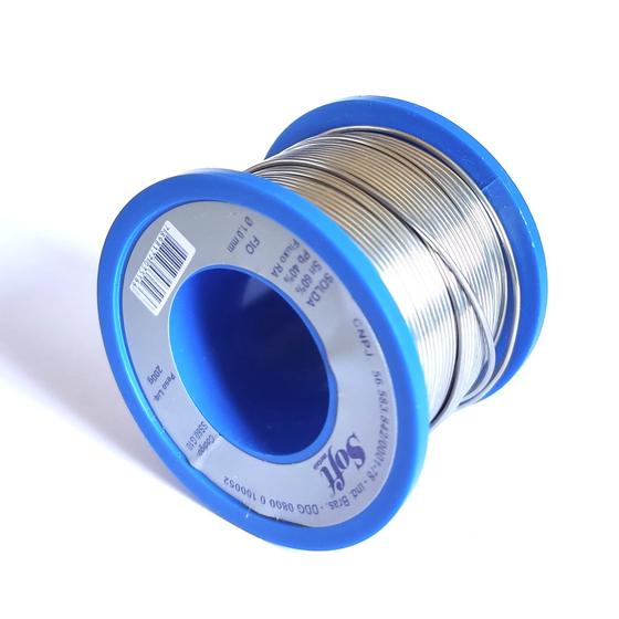 Solda em Fio Estanho com Fluxo 1mm Soft Eletronica Rolo 200g Menor preço em Solda em Fio Estanho com Fluxo 1mm Soft Eletronica Rolo 200g