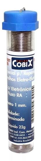 Imagem de Solda Estanho Tubinho 22g 1.0mm Cobix 110v/220v