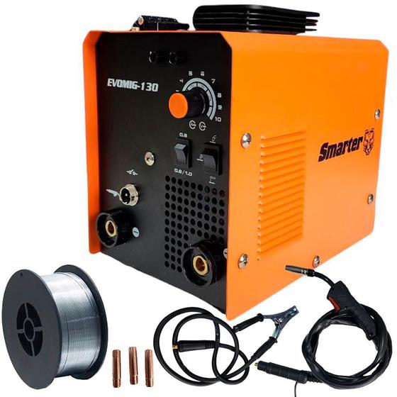 Solda Inversora Multiprocesso 130A MIG TIG Eletrodo 220V EVOMIG 130 SMARTER Menor preço em Solda Inversora Multiprocesso 130A MIG TIG Eletrodo 220V EVOMIG 130 SMARTER