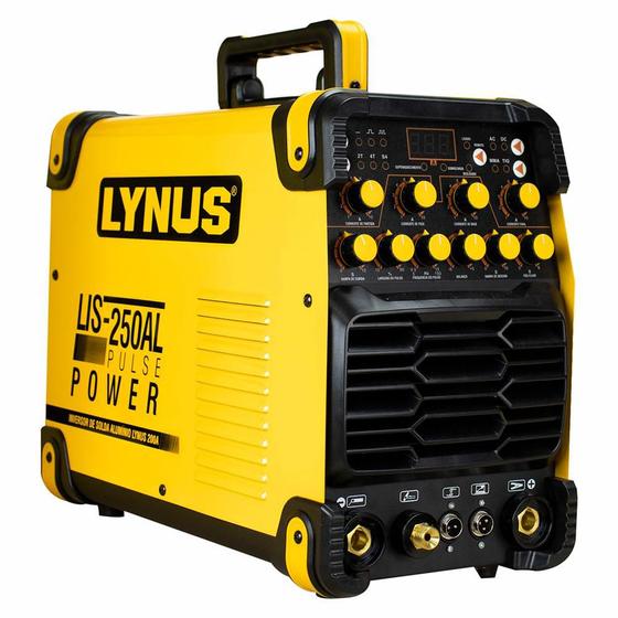 Imagem de Solda Tig e Inversora para Alumínio Pulsada 200A LIS 250AL PULSE 00014346.1 LYNUS