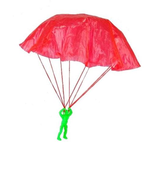 Imagem de Soldadinho Boneco Paraquedista Brinquedo Soldado Paraquedas