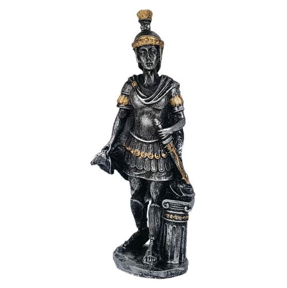 Imagem de Soldado Romano Guerreiro Medieval Estátua Com Espada
