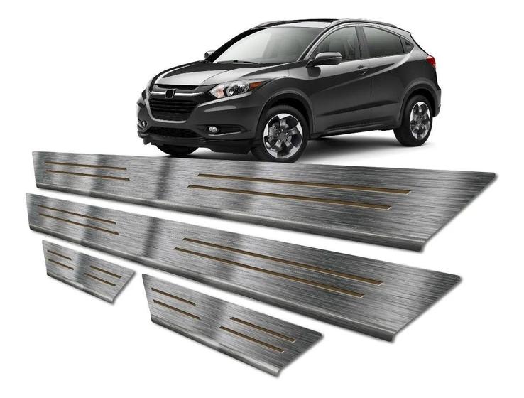 Imagem de Soleira Aço Inox Com Dobra Honda Hr-v Hrv  G2 2014+