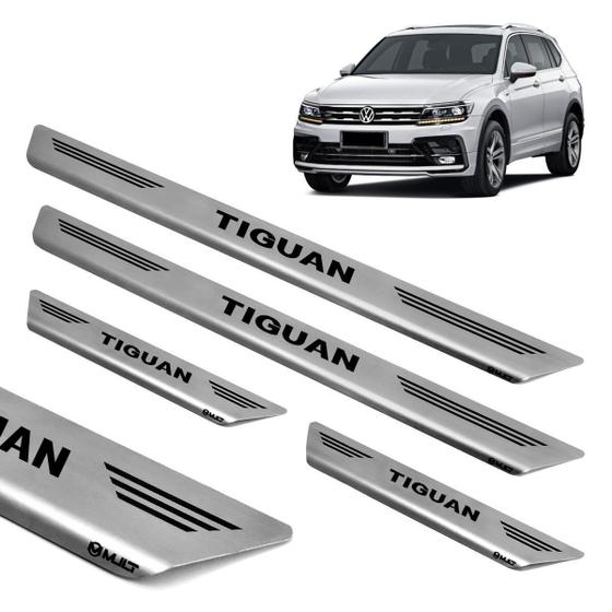 Imagem de Soleira Aço Inox Escovado Porta Original Mult Tiguan 2020