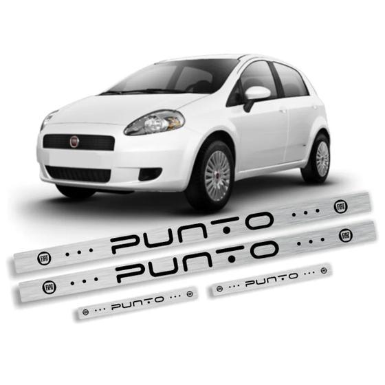 Imagem de Soleira Aço Inox Premium Fiat Punto Alta Qualidade