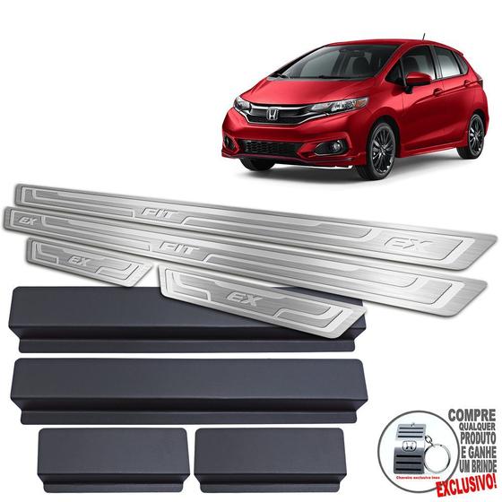 Imagem de Soleira Baixo Relevo Honda Fit Ex 2018 A 2021