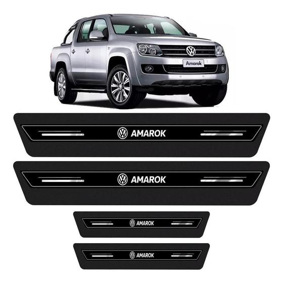 Imagem de Soleira De Porta Amarok Preto Platinum 8 Peças