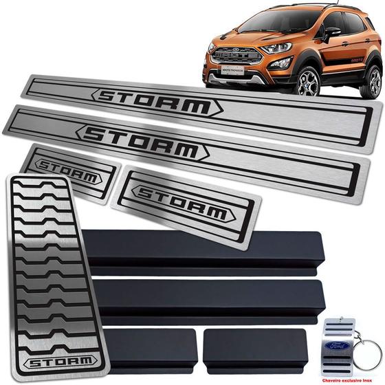 Imagem de Soleira + Descanso Preto Ford Ecosport Storm 2018 A 2020