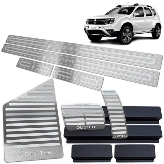 Soleira pedaleira automático descanso duster 2011 até 2020 Menor preço em Soleira pedaleira automático descanso duster 2011 até 2020