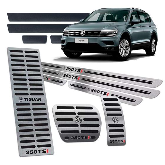 Soleira Pedaleira Descanso Tiguan 250 Tsi 2018/2020 Preto Menor preço em Soleira Pedaleira Descanso Tiguan 250 Tsi 2018/2020 Preto