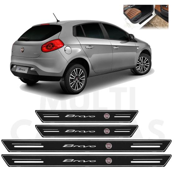 Imagem de Soleira Platinum Fiat Bravo 2010 2011 2012 a 2014 2015 2016