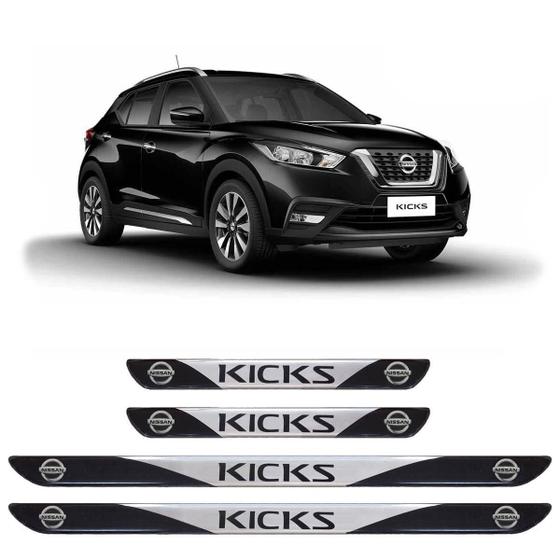 Imagem de Soleira Porta Nissan Kicks 2016 A 2020 Resinado Sr01117